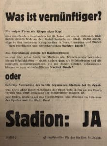 Ja zum Joggeli-Stadion